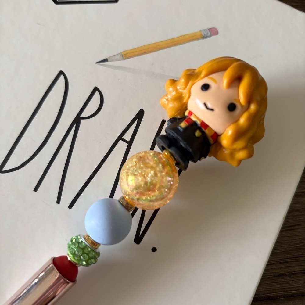 Harry Potter: Hermione Granger handmade beaded pen